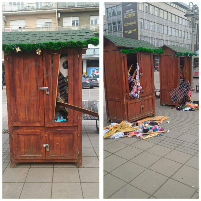 Kućice za prodaju domaćih proizvota zanatlija kod Kalče