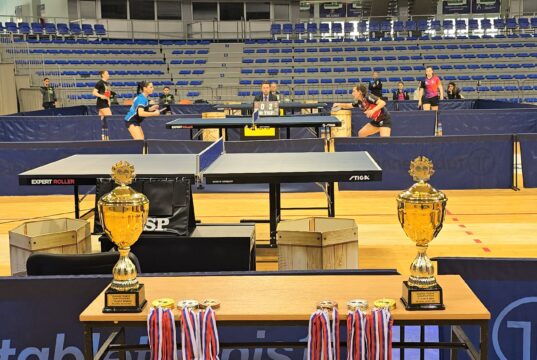 Veliko finale Trofeja Evrope u stonom tenisu u Čairu. Dva kluba predstavljaju Niš