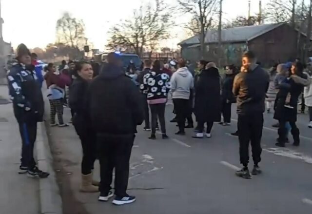 Protest stanovnika naselja Crvena zvezda