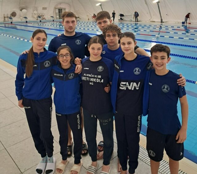 Plivači Plivačkog kluba Sveti Nikola Niš
