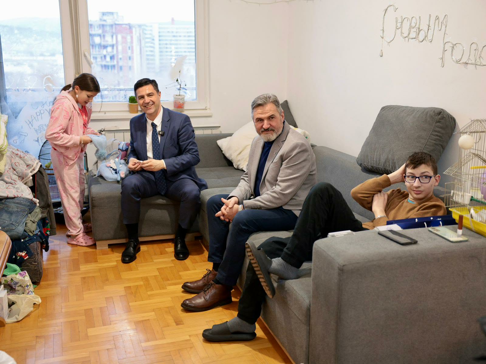 Poseta porodici Stevanović , gradonačelnik i gradski večnik grada Niša