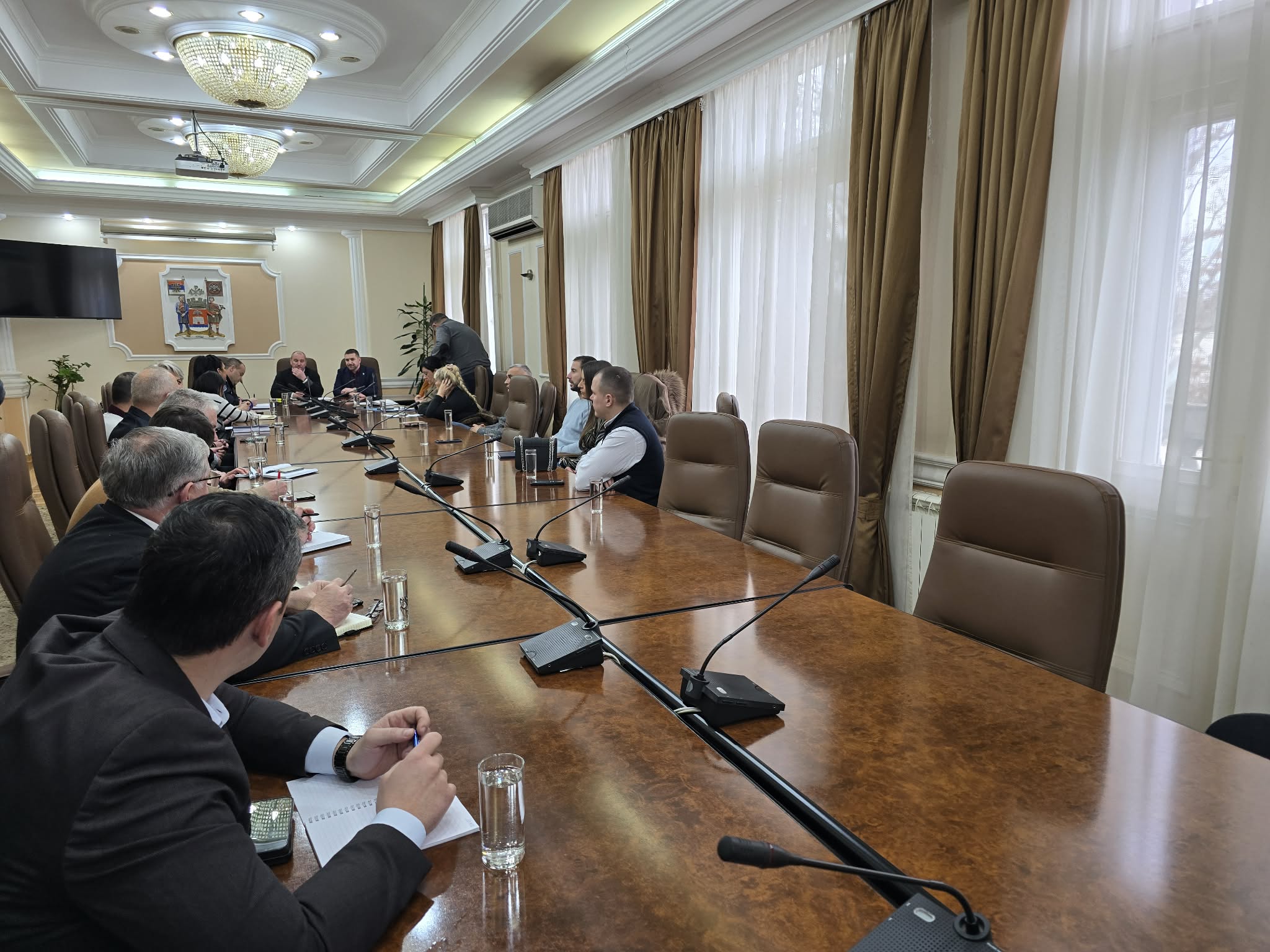 Radni sastanak povodom organizacije Svesrpskog kupa u rukometu Radni sastanak povodom organizacije Svesrpskog kupa u rukometu