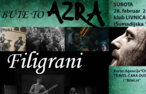 FILIGRANI – Tribute to Azra 28. februara u Nišu! Tribute to Azra Filigrani