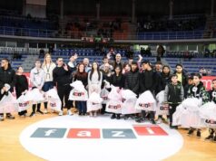 Deca iz Centra „Mara“ i Centra za porodični smeštaj i usvojenje gosti na Mocart Kupu Radivoj Korać Deca iz Centra Mara i Centra za porodični smeštaj i usvojenje