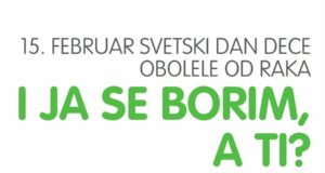 NURDOR obeležava Svetski dan dece obolele od raka I ja se borim a ti