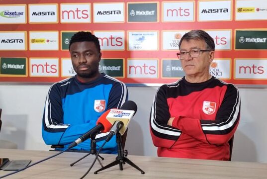 Radnički u nedelju dočekuje IMT Ibrahim Mustafa i Takis Lemonis