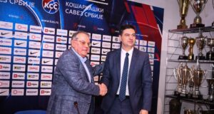 Potpisan ugovor o organizaciji Kupa Radivoja Koraća Nebojša Čović i Dragoslav Pavlović