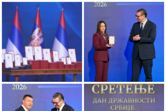 Sretenje: Ordenje za Dom učenika Niš, SC „Čair” i Bojana Dikića Ordenje za Dom učenika Niš, SC „Čair” i Bojana Dikića