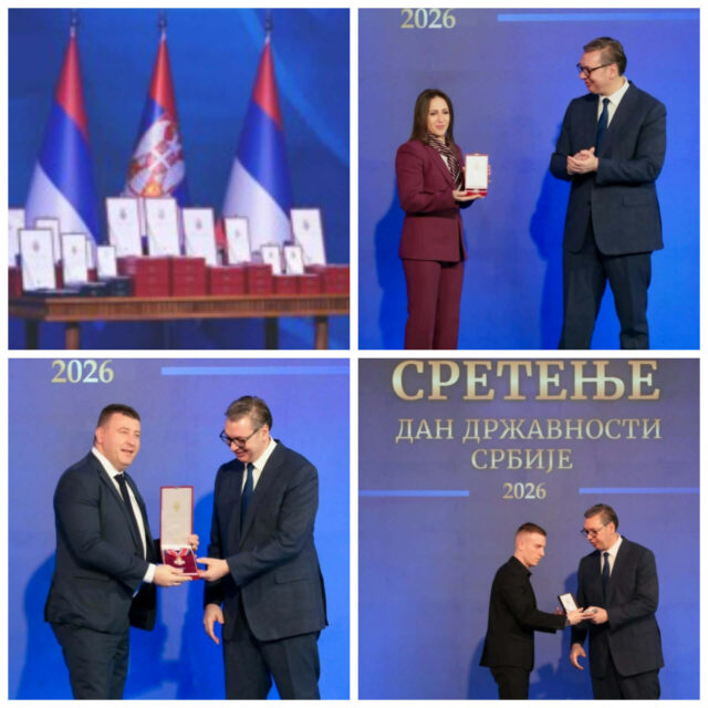 Ordenje za Dom učenika Niš, SC „Čair” i Bojana Dikića