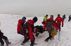 Muškarac se povredio pri usponu na Trem, bezbedno evakuisan po snežnom vremenu Planinarska akcija 30. Zimski uspon na Trem