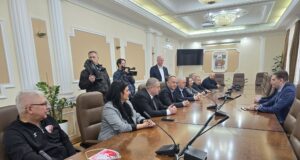 Prijem u Gradskoj kući za rukometne delegacije Srbije i Republike Srpske Prijem u Gradskoj kući za rukometne delegacije Srbije i Republike Srpske