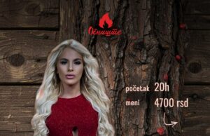 Kafana „Ognjište” 20. marta od 21h nezaboravni provod uz nastup Sare Reljić Sandra Reljić