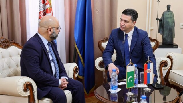 Ambasador Pakistana, Njegova ekselencija g. Faraz Zaidi i Dragoslav Pavlović Ambasador Pakistana, Njegova ekselencija g. Faraz Zaidi i Dragoslav Pavlović