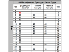 Od danas na snazi izmenjen red vožnje za liniju 7