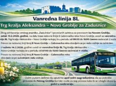 Vanredna linija od Trga kralja Aleksandra do Novog groblja za Zadušnic Vanredna linija od Trga kralja Aleksandra do Novog groblja