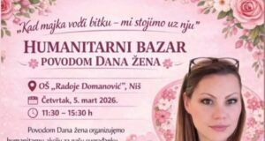 Za Jasminu – Humanitarni bazar povodom Dana žena u OŠ „Radoje Domanović” Za Jasminu - Humanitarni bazar