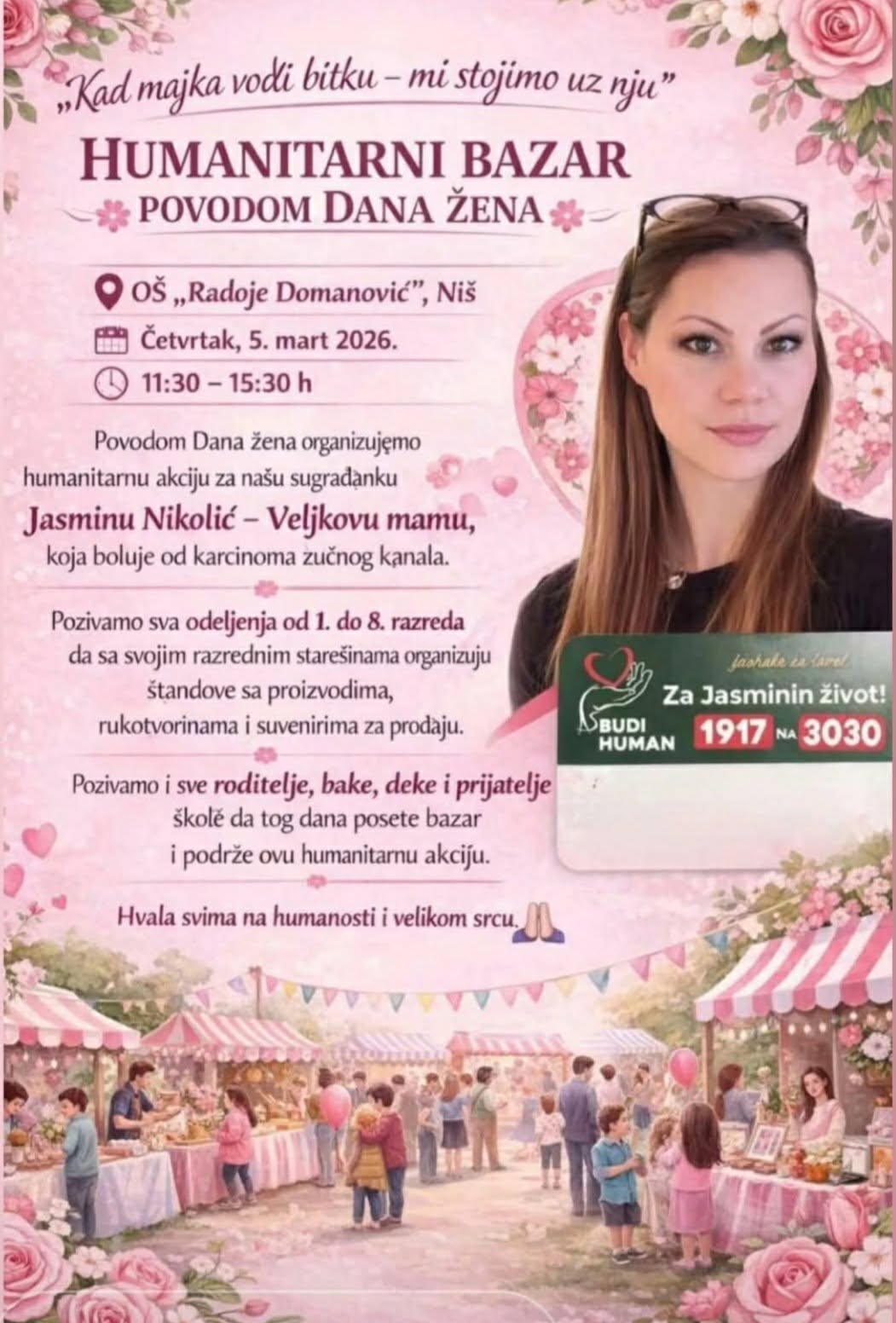 Za Jasminu - Humanitarni bazar Za Jasminu - Humanitarni bazar