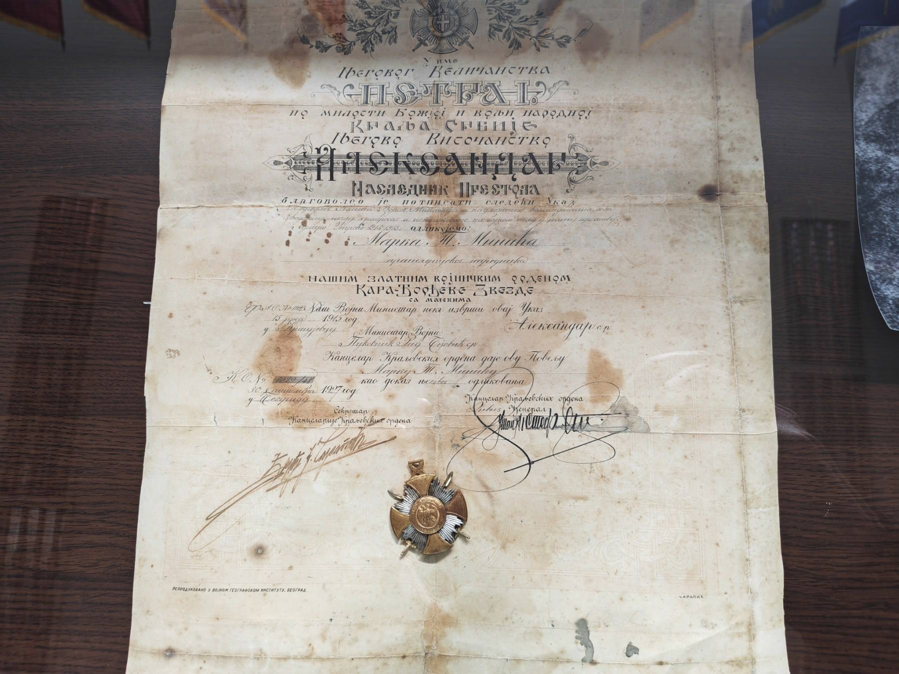 Izložba o herojima Velikog rata otvorena u Domu Vojske