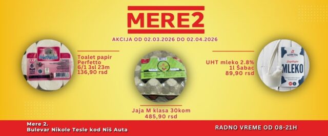 Mere 2 akcija 02.03.2026 - 02.04.2026