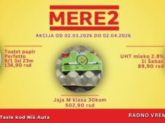 MERE 2 akcija od 02.03.2026 do 02.04.2026 Mere 2 akcija od 02.03.2026 do 02.04.2026