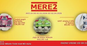 MERE 2 akcija od 02.03.2026 do 02.04.2026 Mere 2 akcija od 02.03.2026 do 02.04.2026