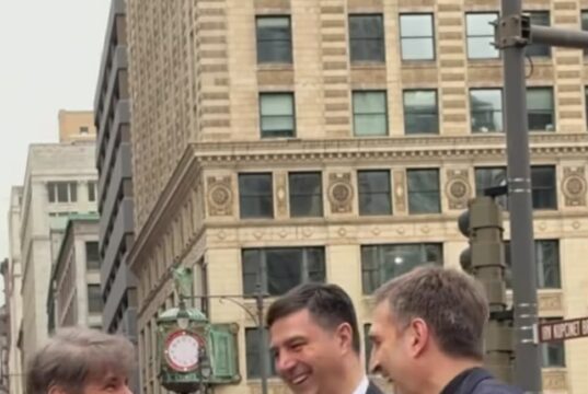 Niš traži investitore u SAD: Pavlović razgovarao sa američkim kompanijama i kongresmenima Milorad Blagojević i Dragoslav Pavlović u Čikagu