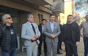 Uređuje se međublokovski prostor u Čarnojevićevoj ulici u Palilul Obilazak radova u Čarnojevićevoj ulici