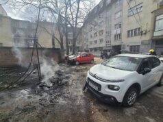 Požar iz kontejnera zahvatio i dva automobila Požar Nade Tomić 25