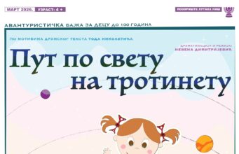 Na Svetski dan pozorišta premijera predstave „Put po svetu na trotinetu“ Predstava Put po svetu na trotinetu