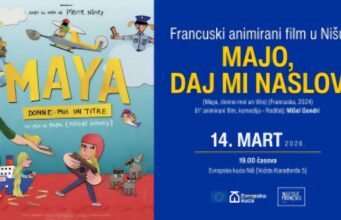 Revija francuskog animiranog filma u Nišu Projekcijom filma Majo daj mi naslov