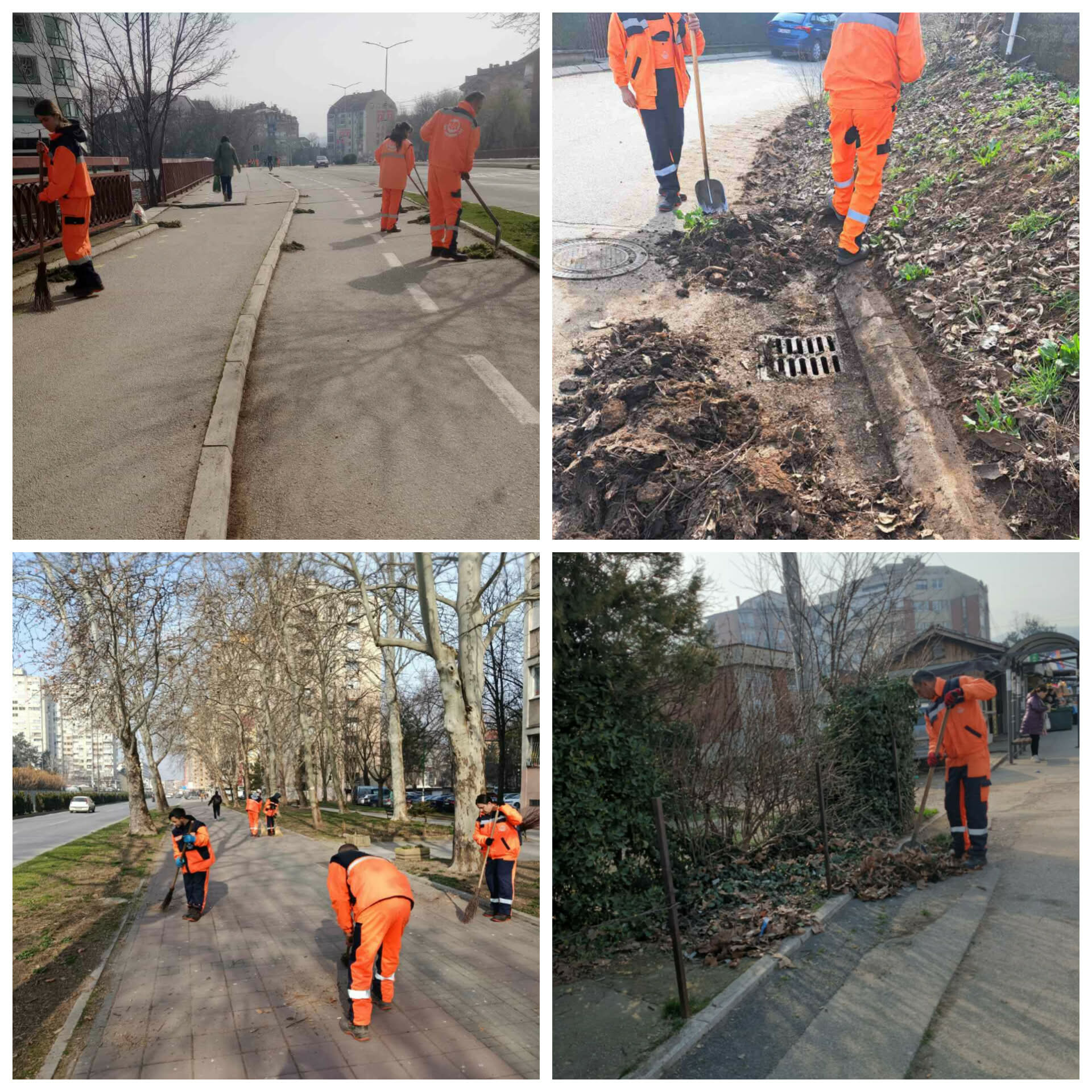 Radovi na čišćenju i uređenju svih niških bulevara Radovi na čišćenju i uređenju svih niških bulevara