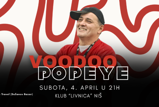 “VOODOO POPEYE“ OBELEŽAVA 30. GODINA RADA 4. APRILA NA KONCERTU U NIŠU! VOODOO POPEYE