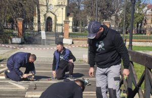 Volonteri sanirali mostić preko Gabrovačke reke kod Ćele kule Volonteri sanirali mostić preko Gabrovačke reke kod Ćele kule