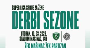 Svi na Delijski vis: Mašinac dočekuje Partizan ŽFK Mašinac