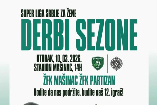 Svi na Delijski vis: Mašinac dočekuje Partizan ŽFK Mašinac