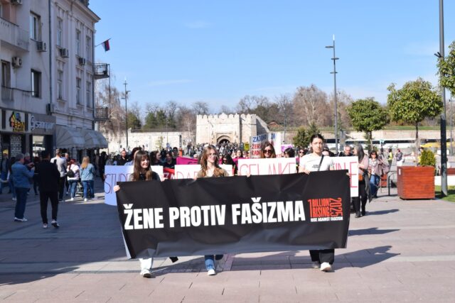 Ženski marš u Nišu povodom 8. marta