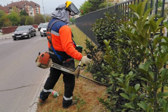 Uređenje grada: Čišćenje i košenje zelenih površina širom Niša