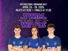 Troje plivača i trener kluba „Sveti Nikola” u reprezentaciji Centralne Srbije Aleksandar Laković, Nina Stanojević i Đorđe Jovanović