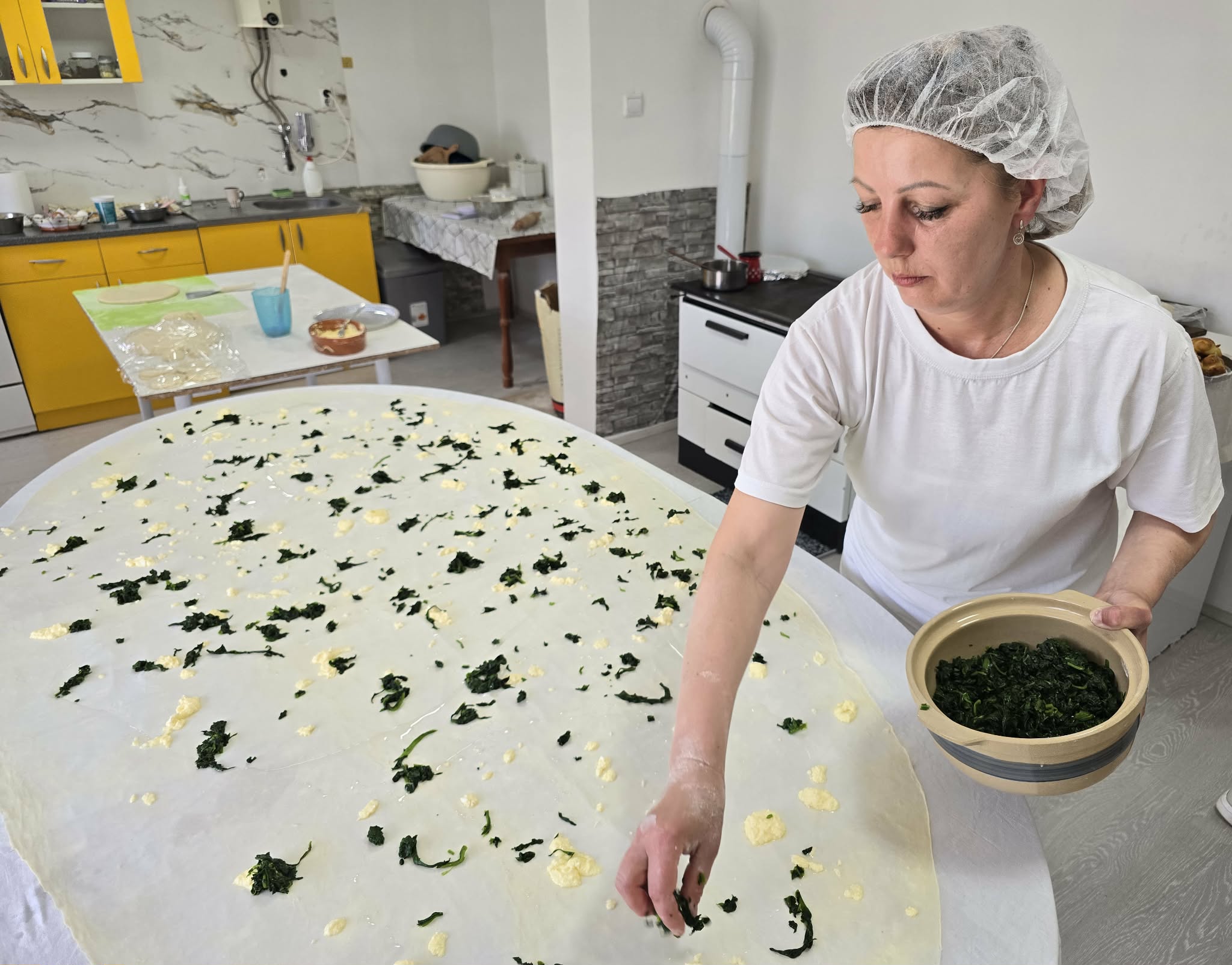 Dragana Savić filovanje pite sir spanać