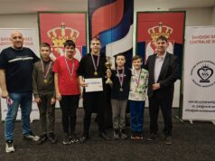 Dvostruko zlato za mlade niške šahiste. DŠK Osnovac apsolutni šampion Centralne Srbije Dvostruko zlato za mlade niške šahiste