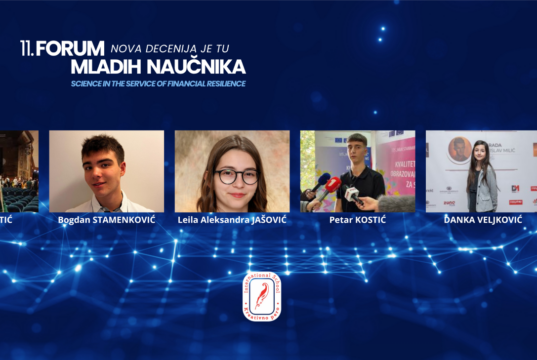 Genijalci iz cele Srbije na 11. Forumu mladih naučnika – nova decenija je tu Genijalci iz cele Srbije na 11. Forumu mladih naučnika