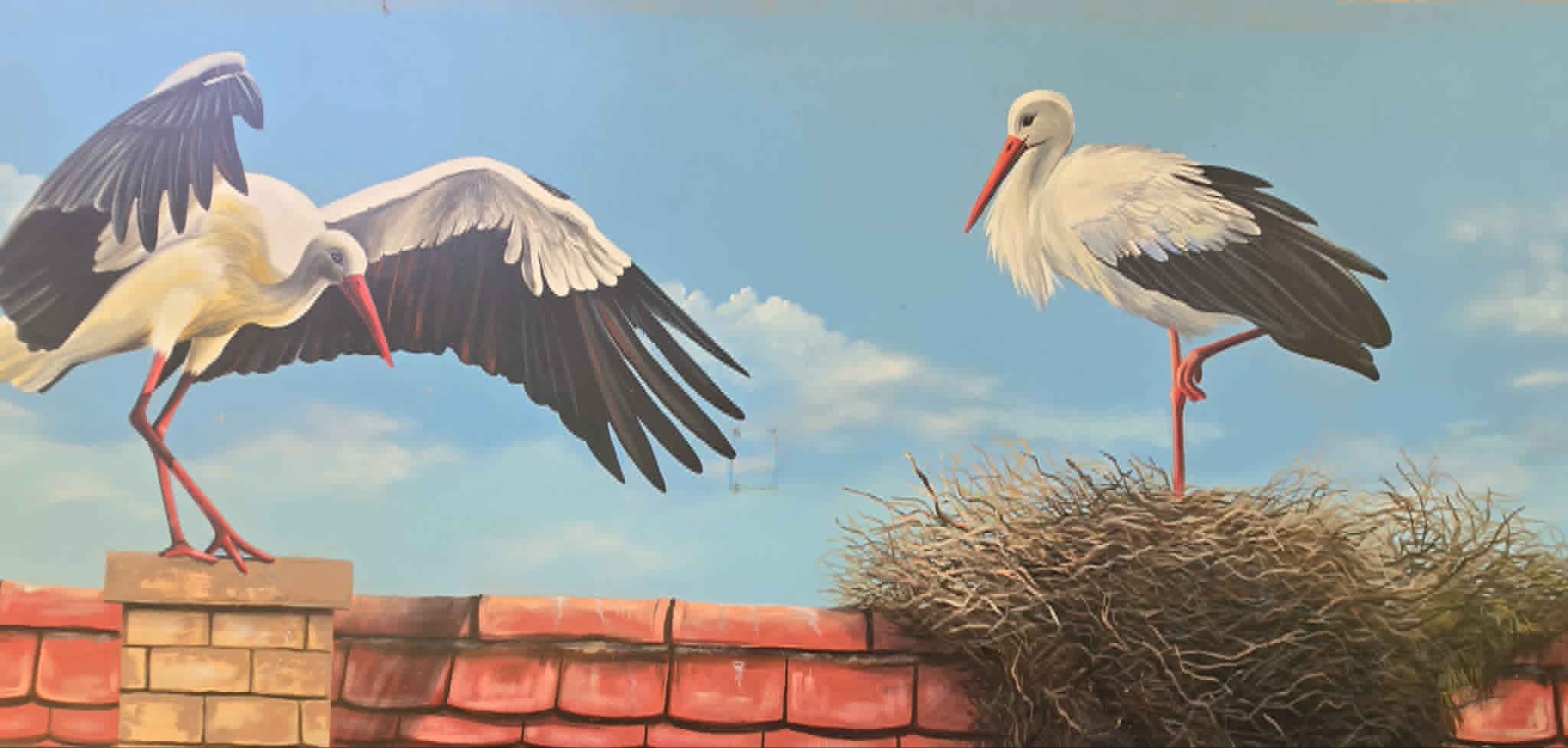 Mural posvećen udvaranje belh Roda