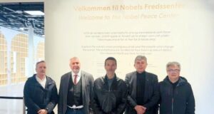 Predsednik GO Palilula Bratislav Vučković na završnici Srpsko-norveških susreta u Oslu NOBEL PEACE CENTER OSLO 2026