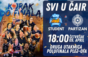 UŽKK Student iz Niša nalazi se na korak od jednog od najvećih uspeha u istoriji kluba. UŽKK Student vs Partizan
