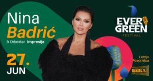 Nina Badrić krajem juna na Letnjoj pozornici Nina Badrić