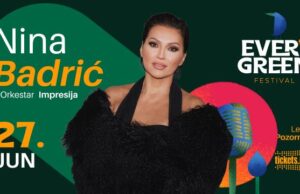 Nina Badrić krajem juna na Letnjoj pozornici Nina Badrić
