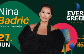 Nina Badrić krajem juna na Letnjoj pozornici Nina Badrić