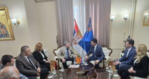 Makedonski ambasador u Nišu: Razgovori o kulturnoj saradnji i obeležavanju 30 godina partnerstva Srbije i Severne Makedonije Prijem za delegaciju Severne Makedonije