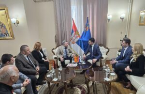 Makedonski ambasador u Nišu: Razgovori o kulturnoj saradnji i obeležavanju 30 godina partnerstva Srbije i Severne Makedonije Prijem za delegaciju Severne Makedonije