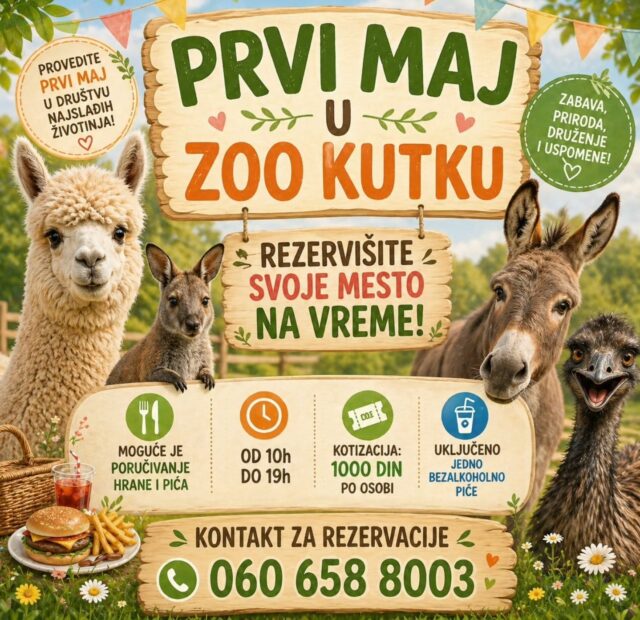 Prvomajsko druženje u Zoo kutku u Kamenici
